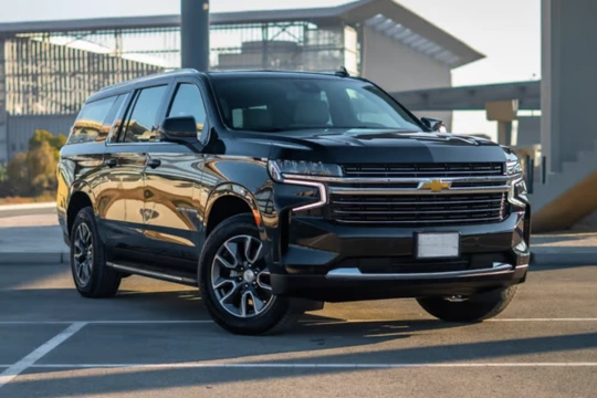 Black Chevy Suburban SUV